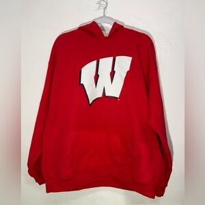 Mens Large Wisconsin Badger Hoodie